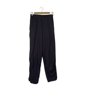Vintage Sunice Black Rain Golf Hiking Pants Adjustable Waist‎ Zippers On Leg